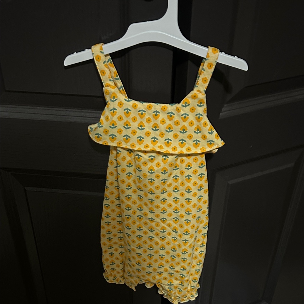 Carter's Yellow Floral Romper